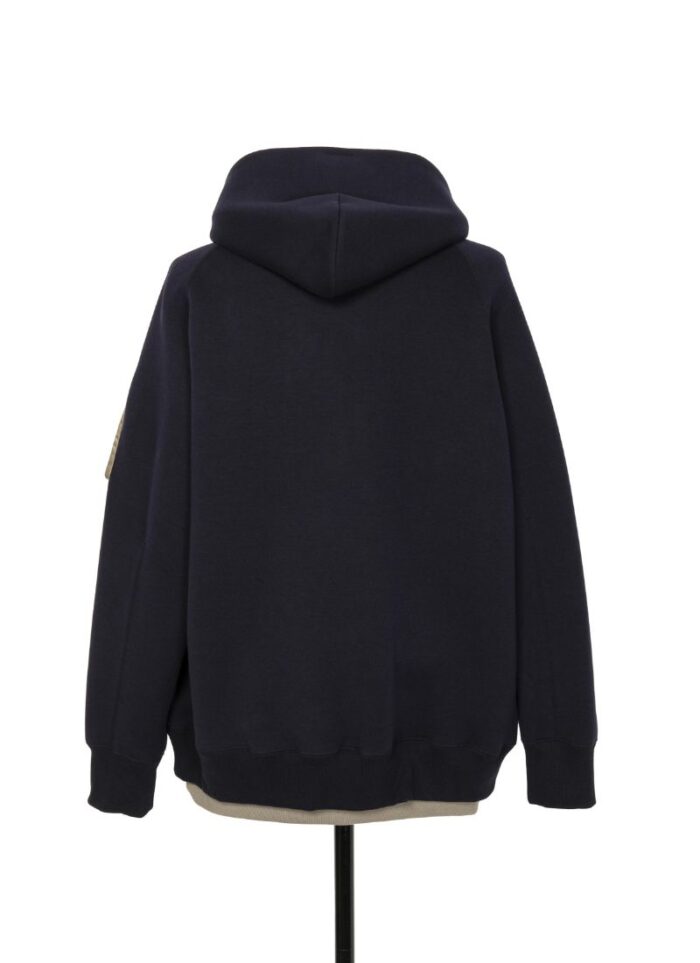 Sponge Sweat x Nylon Twill Hoodie